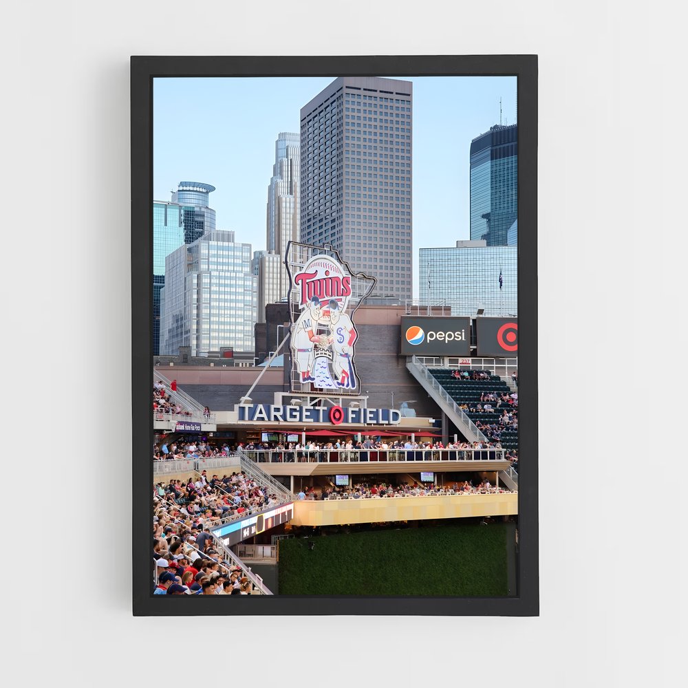 Poster Target Field Vibes – affiche Baseball (vue 2)